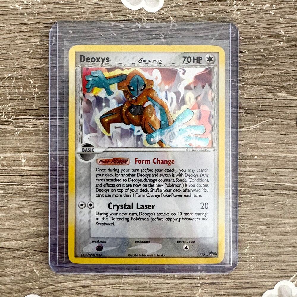 Deoxys (Delta Species) 2/17 POP Series 4 Holo Rare Pokemon TCG Card Played VNTG